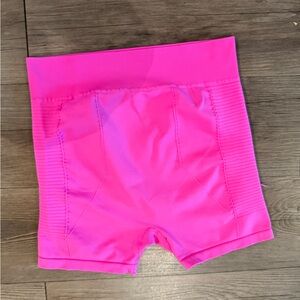 Rick Owens Bright Pink Bike Shorts